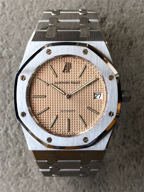 audemars piguet royal oak salmon dial|royal oak salmon dial.